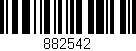 Código de barras (EAN, GTIN, SKU, ISBN): '882542'