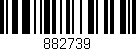 Código de barras (EAN, GTIN, SKU, ISBN): '882739'