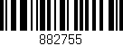 Código de barras (EAN, GTIN, SKU, ISBN): '882755'
