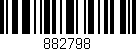 Código de barras (EAN, GTIN, SKU, ISBN): '882798'