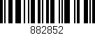 Código de barras (EAN, GTIN, SKU, ISBN): '882852'