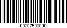 Código de barras (EAN, GTIN, SKU, ISBN): '88287500000'