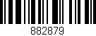 Código de barras (EAN, GTIN, SKU, ISBN): '882879'