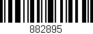 Código de barras (EAN, GTIN, SKU, ISBN): '882895'