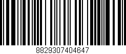 Código de barras (EAN, GTIN, SKU, ISBN): '8829307404647'