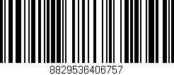Código de barras (EAN, GTIN, SKU, ISBN): '8829536406757'