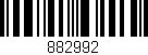 Código de barras (EAN, GTIN, SKU, ISBN): '882992'