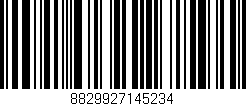 Código de barras (EAN, GTIN, SKU, ISBN): '8829927145234'