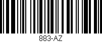 Código de barras (EAN, GTIN, SKU, ISBN): '883-AZ'
