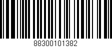 Código de barras (EAN, GTIN, SKU, ISBN): '88300101382'