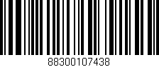 Código de barras (EAN, GTIN, SKU, ISBN): '88300107438'