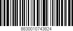 Código de barras (EAN, GTIN, SKU, ISBN): '8830010743824'
