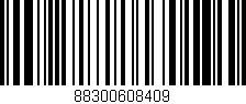 Código de barras (EAN, GTIN, SKU, ISBN): '88300608409'