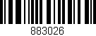 Código de barras (EAN, GTIN, SKU, ISBN): '883026'