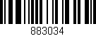 Código de barras (EAN, GTIN, SKU, ISBN): '883034'
