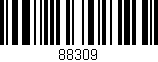 Código de barras (EAN, GTIN, SKU, ISBN): '88309'