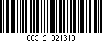 Código de barras (EAN, GTIN, SKU, ISBN): '883121821613'