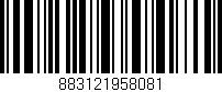 Código de barras (EAN, GTIN, SKU, ISBN): '883121958081'