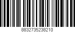 Código de barras (EAN, GTIN, SKU, ISBN): '8832735238210'