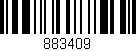Código de barras (EAN, GTIN, SKU, ISBN): '883409'