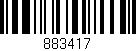 Código de barras (EAN, GTIN, SKU, ISBN): '883417'