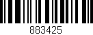 Código de barras (EAN, GTIN, SKU, ISBN): '883425'