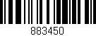 Código de barras (EAN, GTIN, SKU, ISBN): '883450'