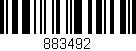 Código de barras (EAN, GTIN, SKU, ISBN): '883492'