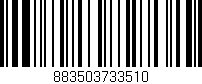 Código de barras (EAN, GTIN, SKU, ISBN): '883503733510'