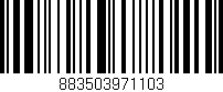 Código de barras (EAN, GTIN, SKU, ISBN): '883503971103'