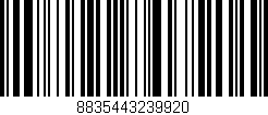 Código de barras (EAN, GTIN, SKU, ISBN): '8835443239920'