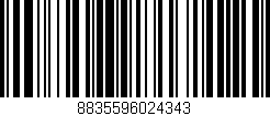 Código de barras (EAN, GTIN, SKU, ISBN): '8835596024343'