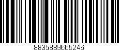 Código de barras (EAN, GTIN, SKU, ISBN): '8835889665246'