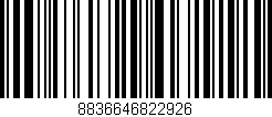 Código de barras (EAN, GTIN, SKU, ISBN): '8836646822926'