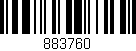 Código de barras (EAN, GTIN, SKU, ISBN): '883760'