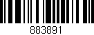 Código de barras (EAN, GTIN, SKU, ISBN): '883891'