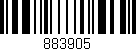 Código de barras (EAN, GTIN, SKU, ISBN): '883905'