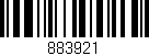 Código de barras (EAN, GTIN, SKU, ISBN): '883921'