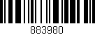 Código de barras (EAN, GTIN, SKU, ISBN): '883980'
