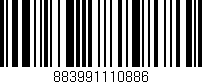 Código de barras (EAN, GTIN, SKU, ISBN): '883991110886'