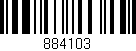 Código de barras (EAN, GTIN, SKU, ISBN): '884103'