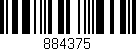 Código de barras (EAN, GTIN, SKU, ISBN): '884375'
