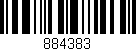 Código de barras (EAN, GTIN, SKU, ISBN): '884383'