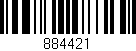 Código de barras (EAN, GTIN, SKU, ISBN): '884421'