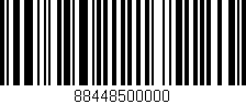 Código de barras (EAN, GTIN, SKU, ISBN): '88448500000'