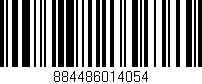 Código de barras (EAN, GTIN, SKU, ISBN): '884486014054'