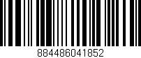 Código de barras (EAN, GTIN, SKU, ISBN): '884486041852'