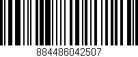 Código de barras (EAN, GTIN, SKU, ISBN): '884486042507'