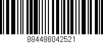 Código de barras (EAN, GTIN, SKU, ISBN): '884486042521'