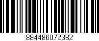 Código de barras (EAN, GTIN, SKU, ISBN): '884486072382'